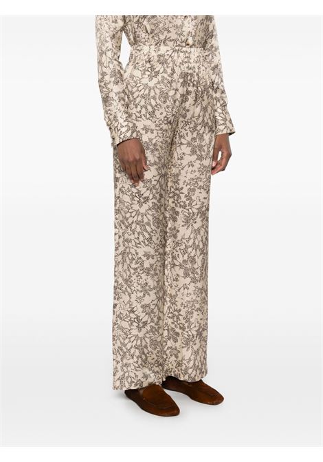 Beige and black Brittany straight-leg trousers Golden Goose - women GOLDEN GOOSE | GWP00821P00191315676